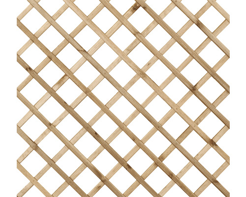 Trellis 195 x 120 cm, drukbehandeld bruin