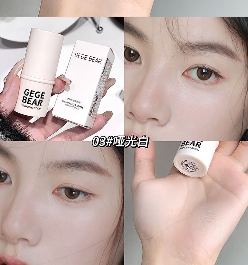 Gege Bear - Pinky Watery Highlight Stick - #01-#03