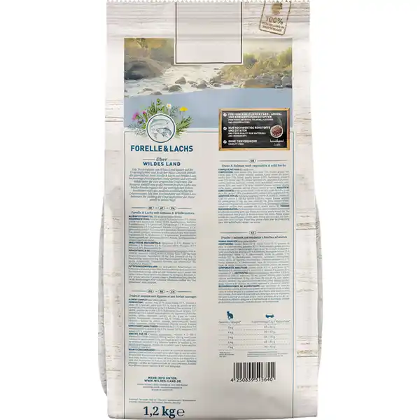 Katzentrockenfutter Forelle Lachs