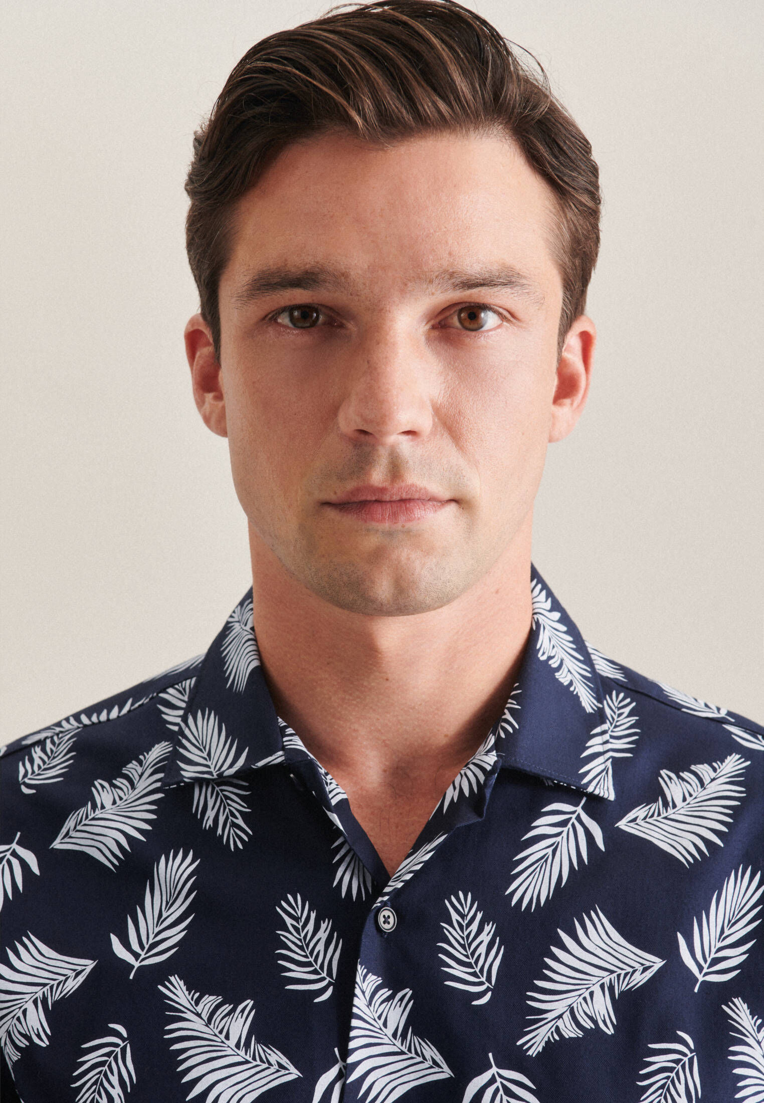 Seidensticker| Herren Casual Hemd Schwarze Rose