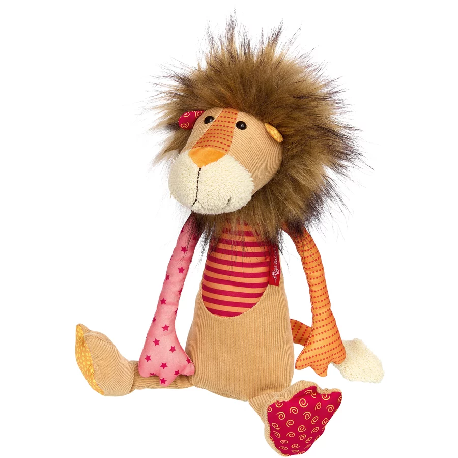 sigikid® Kuscheltier Patchwork Sweety Löwe, rot