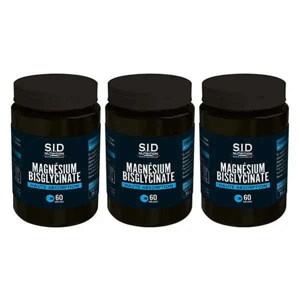 Trio Serenidade e Vitalidade - Tratamento de 3 meses com Bisglicinato de Magnésio
