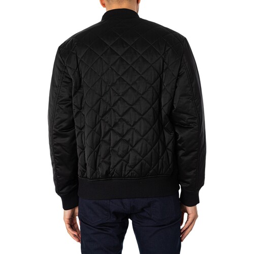 BOSS - Chaqueta Bomber Boru Negro