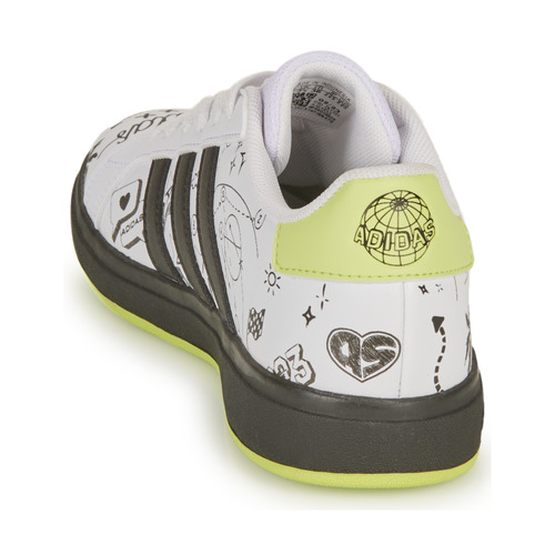 Adidas Sportswear - GRAND COURT 2.0 K - Blanc / Noir