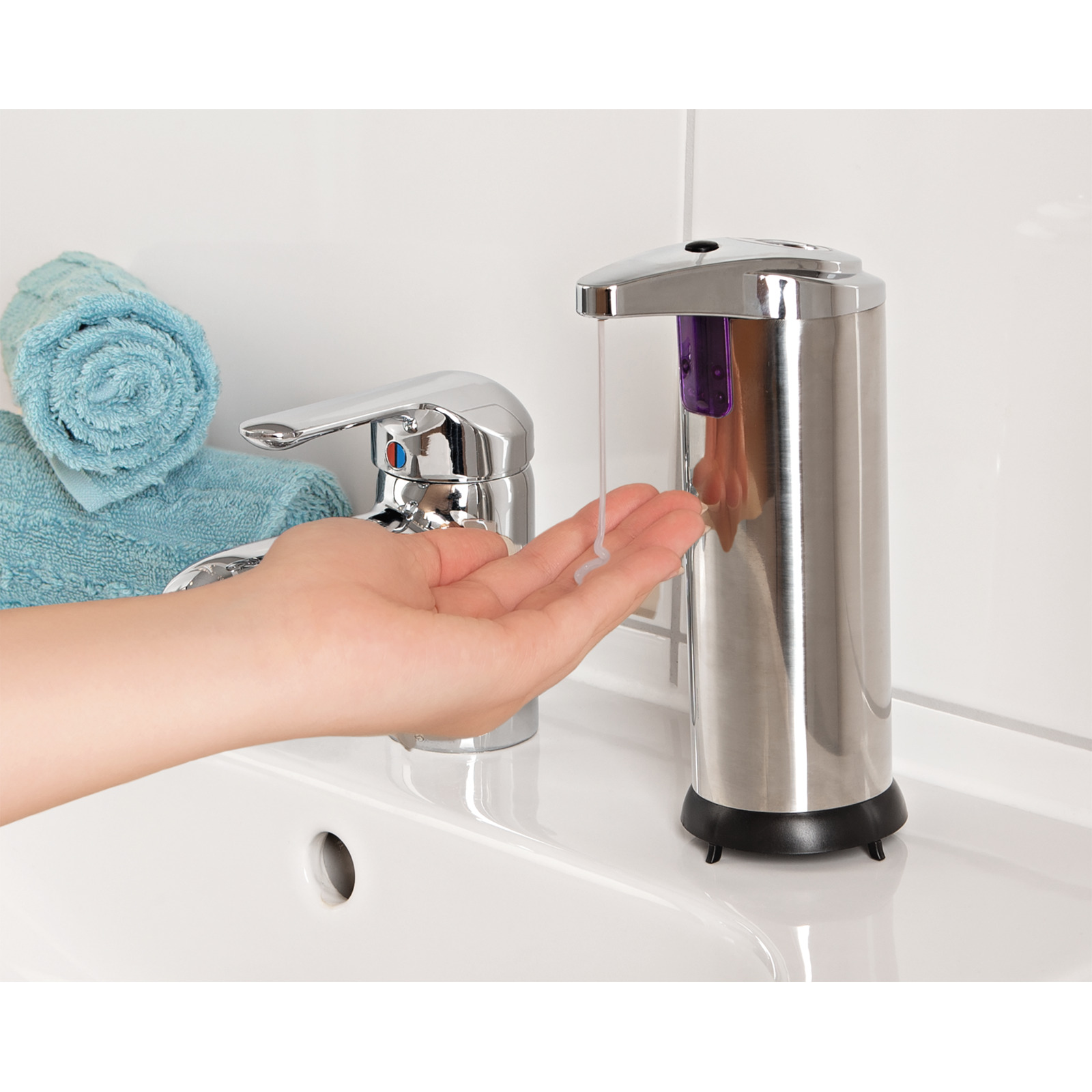MAXXMEE Seifenspender Sensor 6V chrom