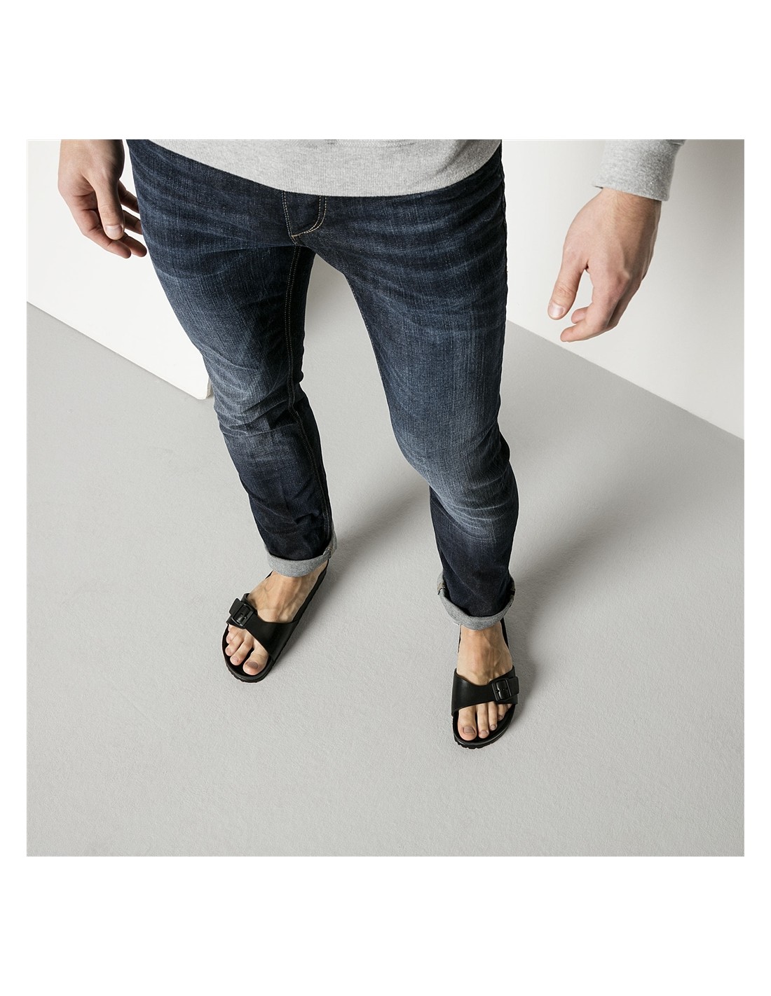 birkenstock Claquettes Mixte Madrid Eva caoutchouc noir