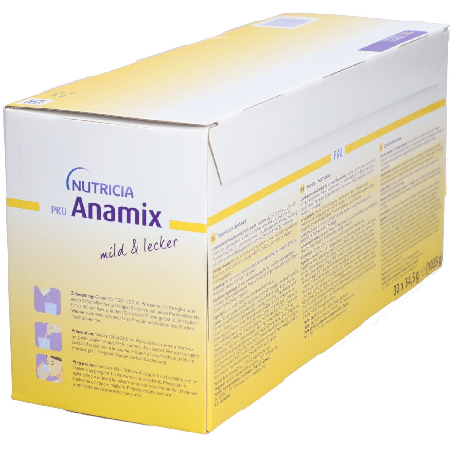 NUTRICIA PKU Anamix Tropenfrüchte Geschmack