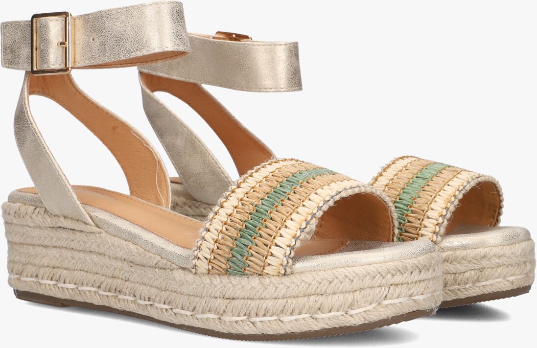 gouden ayana sandalen met hak 0047-71