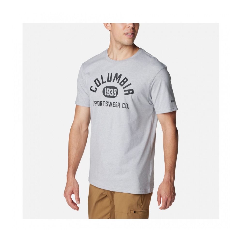 Columbia CSC BASIC LOGO - Tee-shirt Homme grey