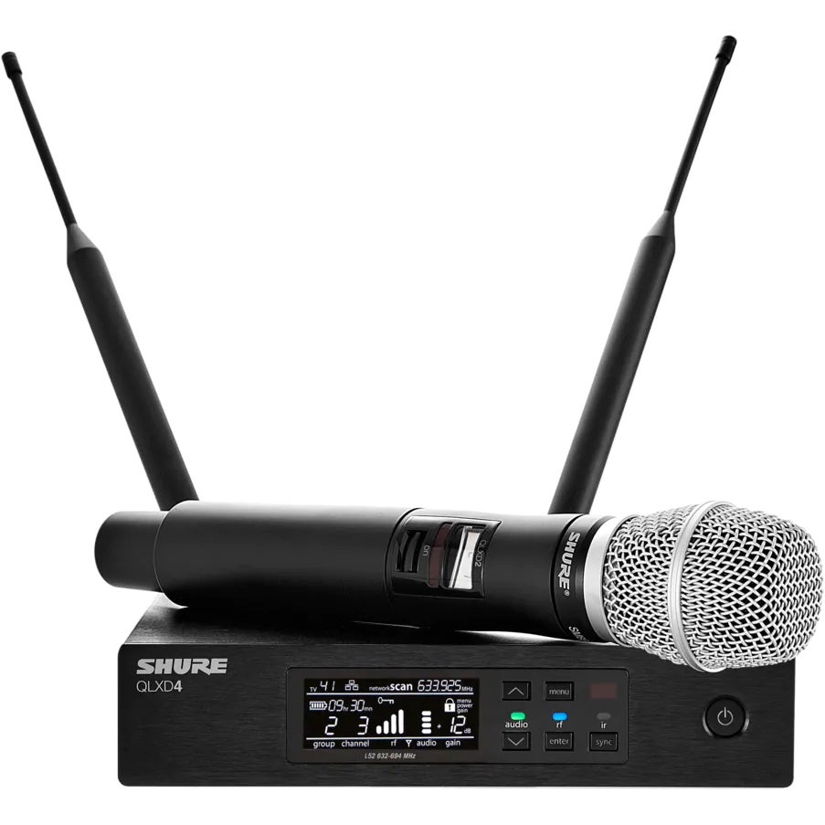 Shure QLXD24E/SM86-S50 draadloos microfoon systeem (823-832 & 863-865 MHz)