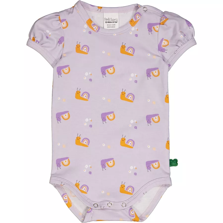Fred's World Kurzarmbody LavenderlavenderTangerine