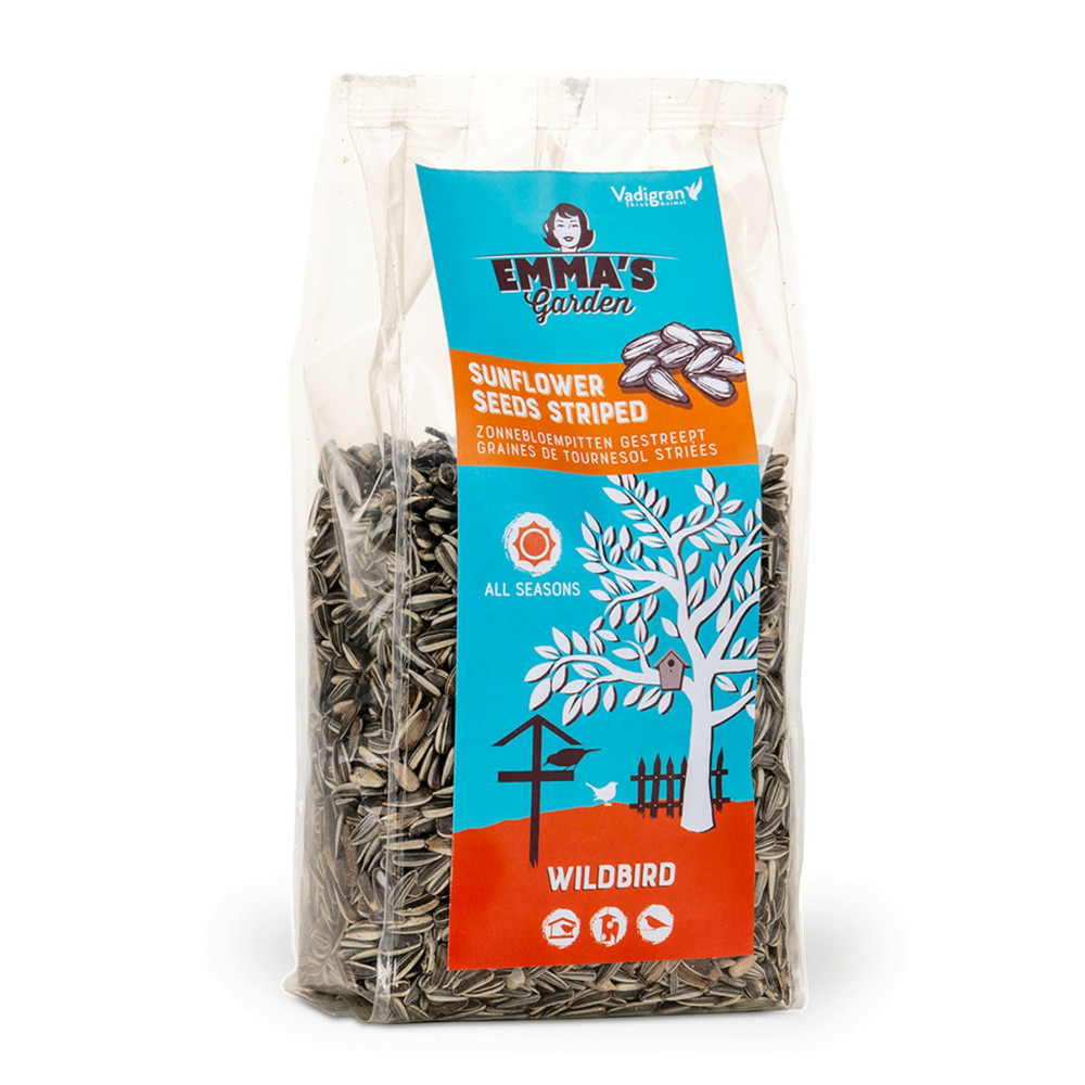 Graines de tournesol striées sachet de 700 g pour oiseaux