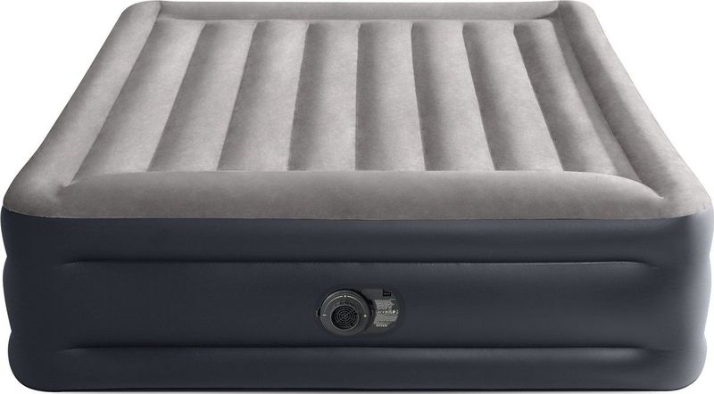 Intex Queen Deluxe Pillow Rest Luchtbed met ingebouwde pomp - 203x152x42 cm