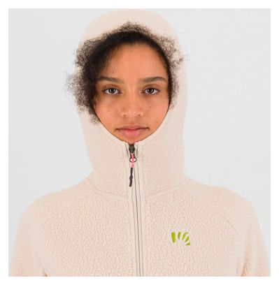 Polaire Karpos Moiazza Retro Hoodie Femme Beige