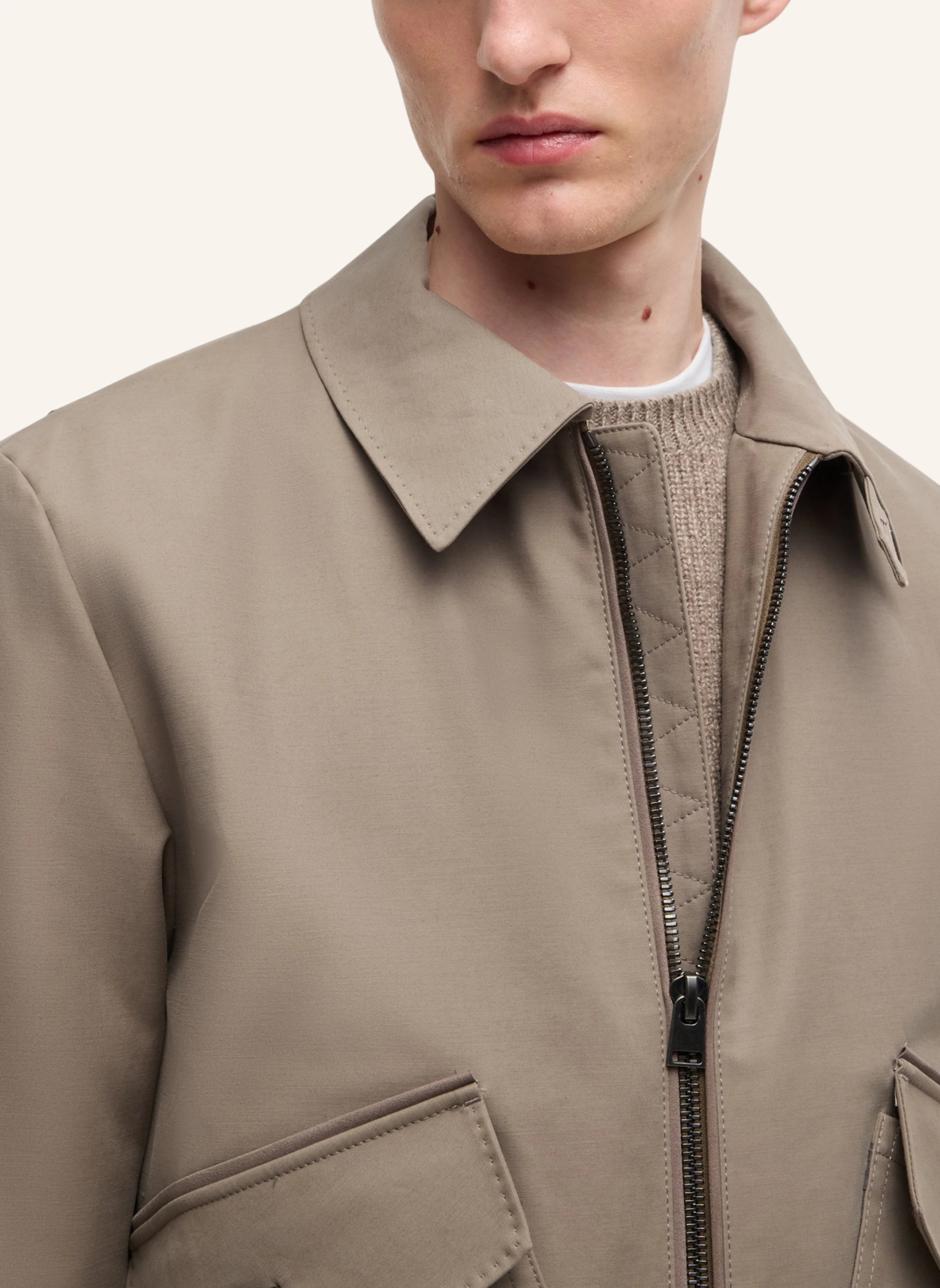 BOSS Casual Jacke L-COBAL