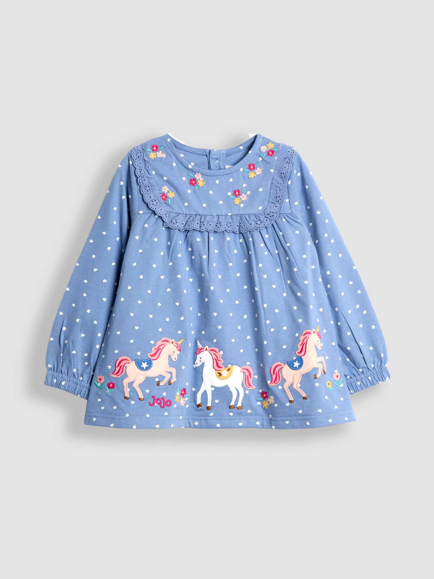 JoJo Maman Bébé Lace Frill Tunic