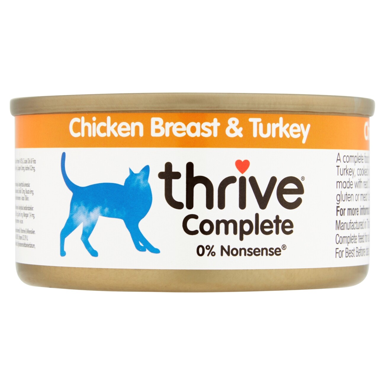 Thrive Cat Complete 12x75g Hühnerbrust und Truthahn