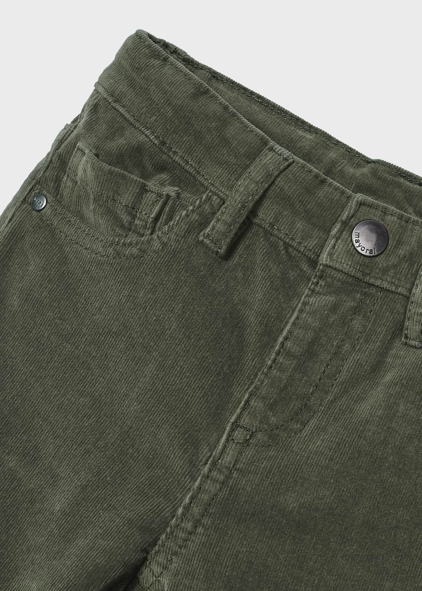 Calças de veludo cotelê slim fit Better Cotton para meninos