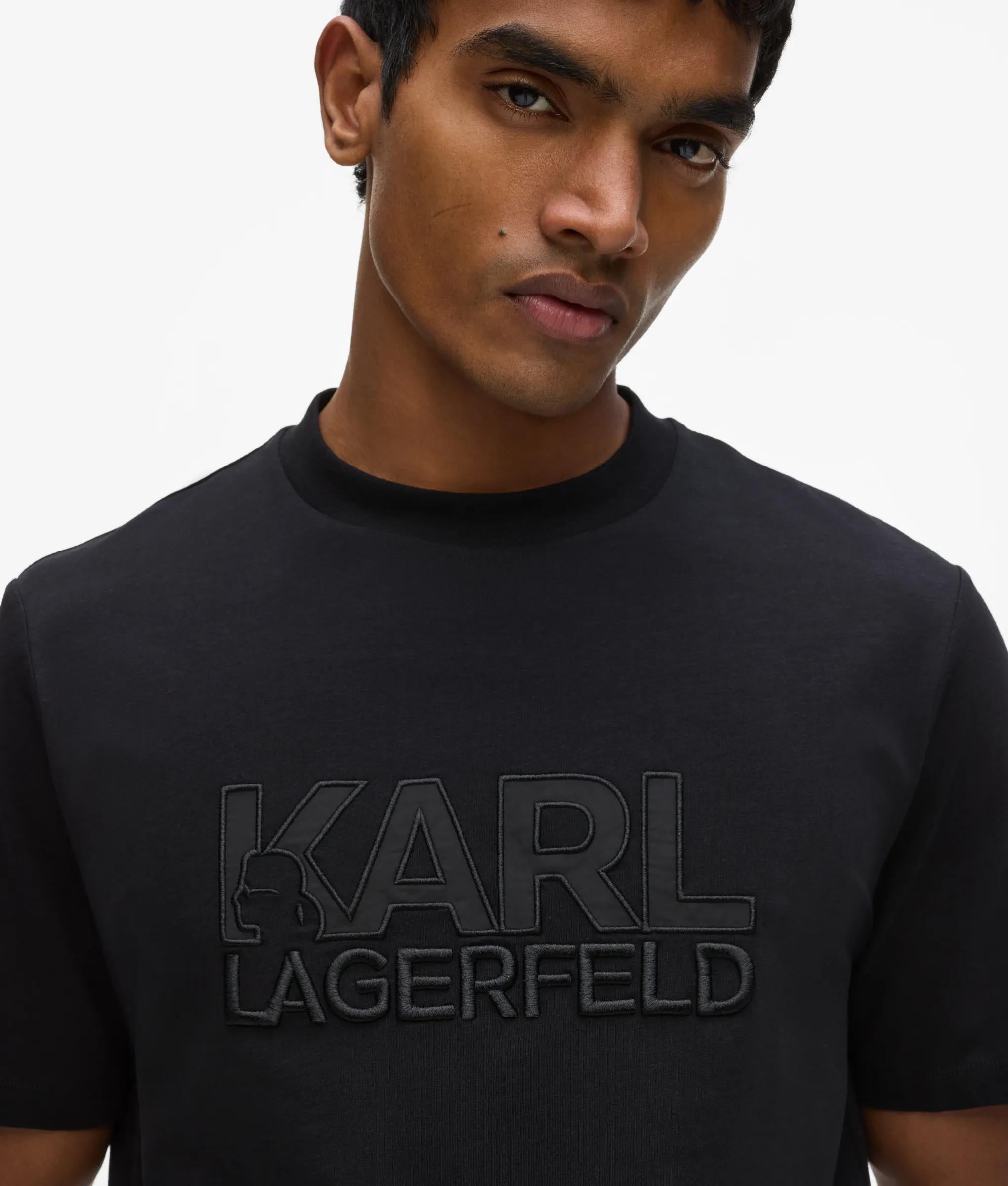 T-shirt met Karl-print