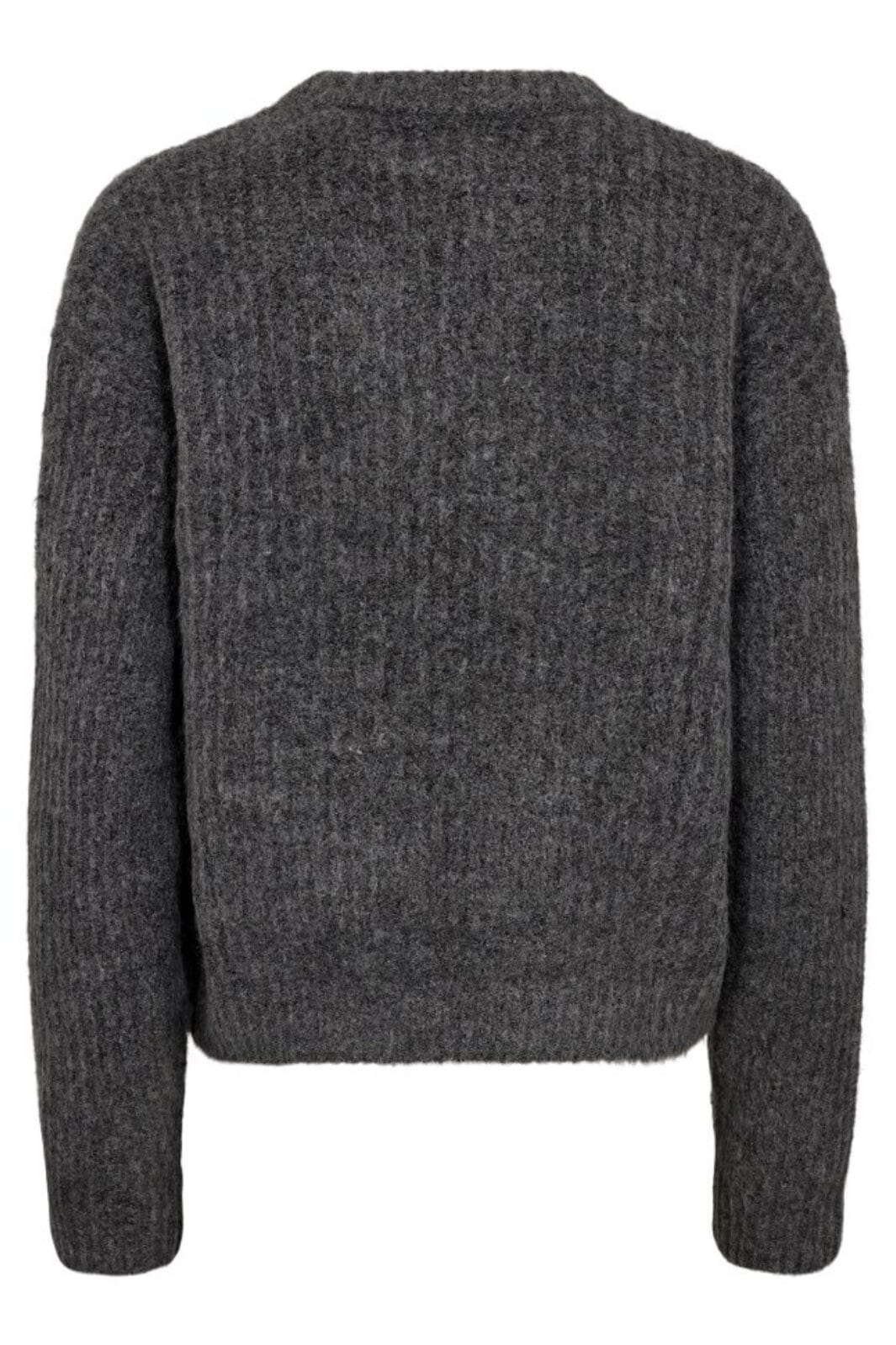 Liberte Fro-Bow-Pullover dark grey