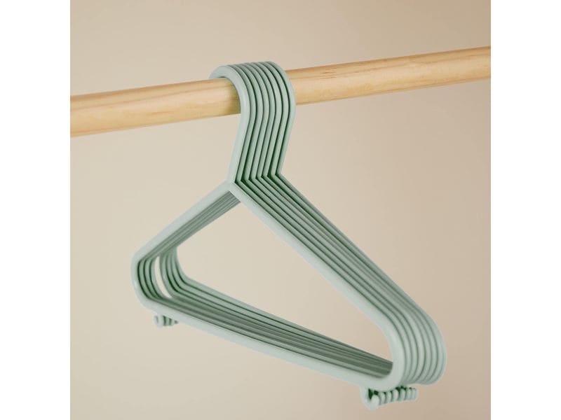 bieco Kleiderbügel 8er Set Grün Kleiderbügel-Set für Kinder