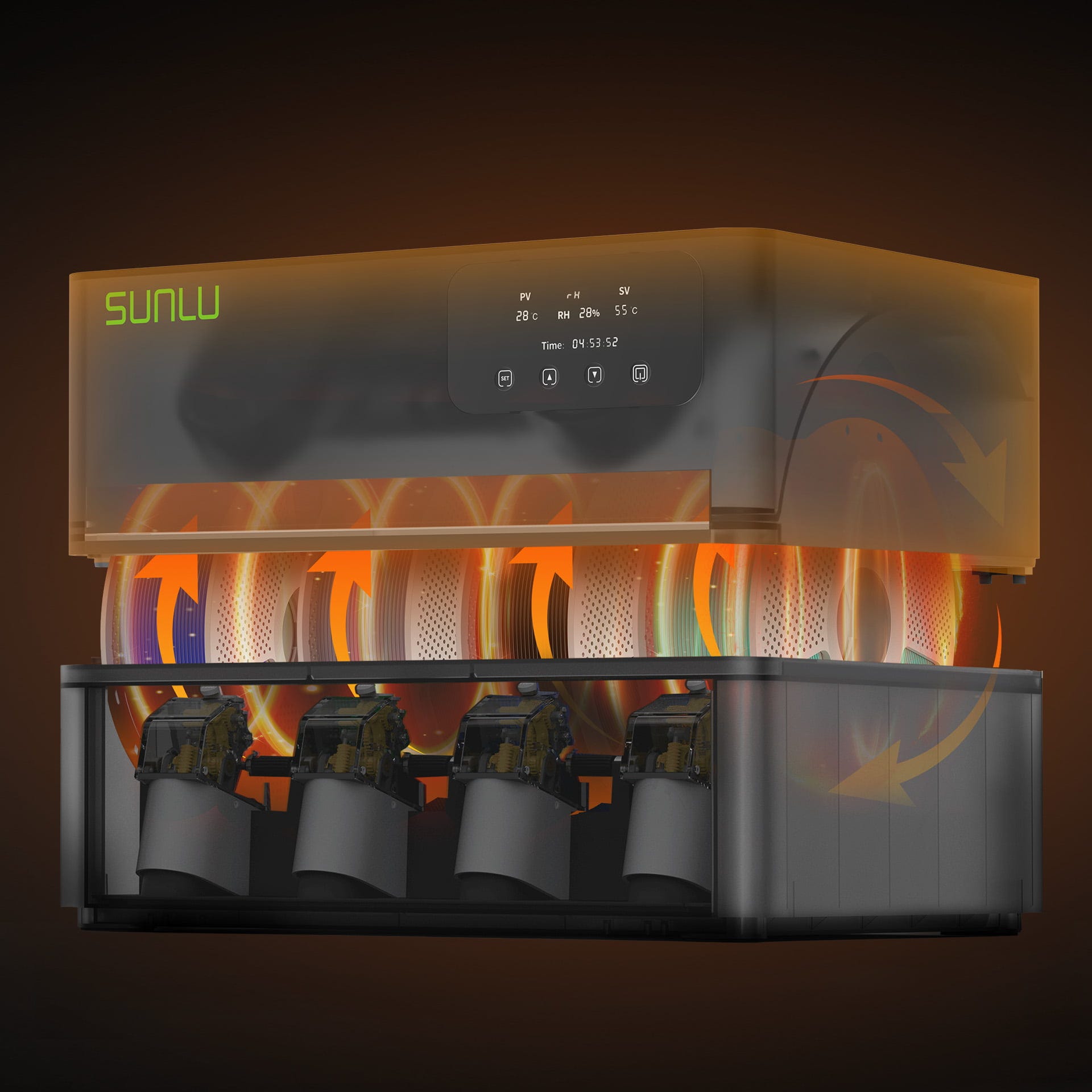 SUNLU  AMS Heater    Bambu Lab AMS Upgrade für simultanes Trocknen & Drucken