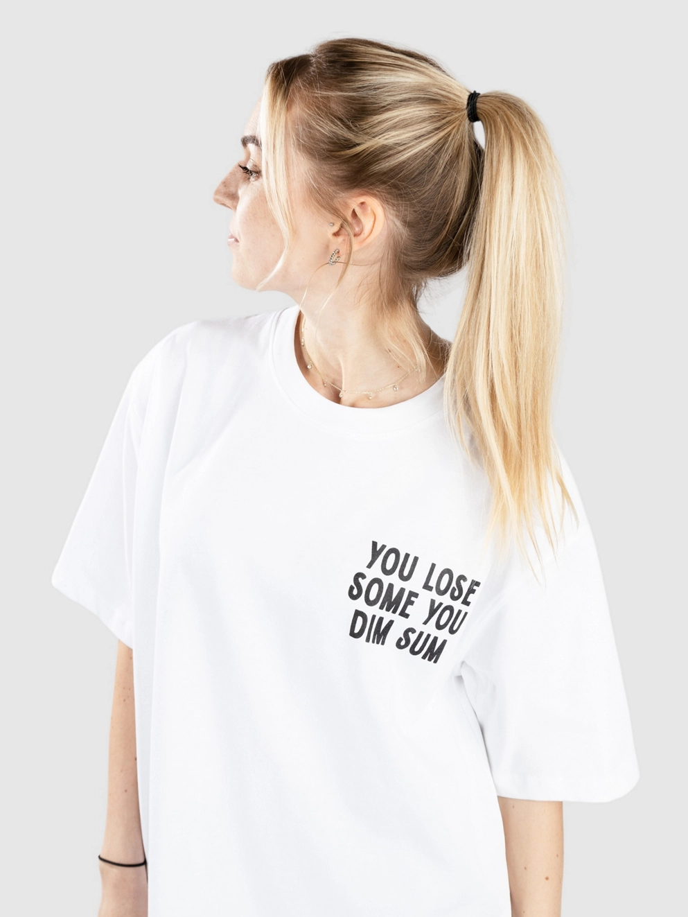 Woodbird Baine Dimsum T-Shirt white