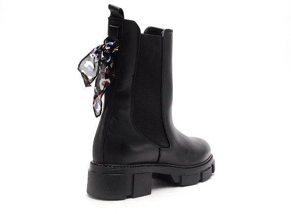 Goodstep boots bottine plates femme berry 3623 noir