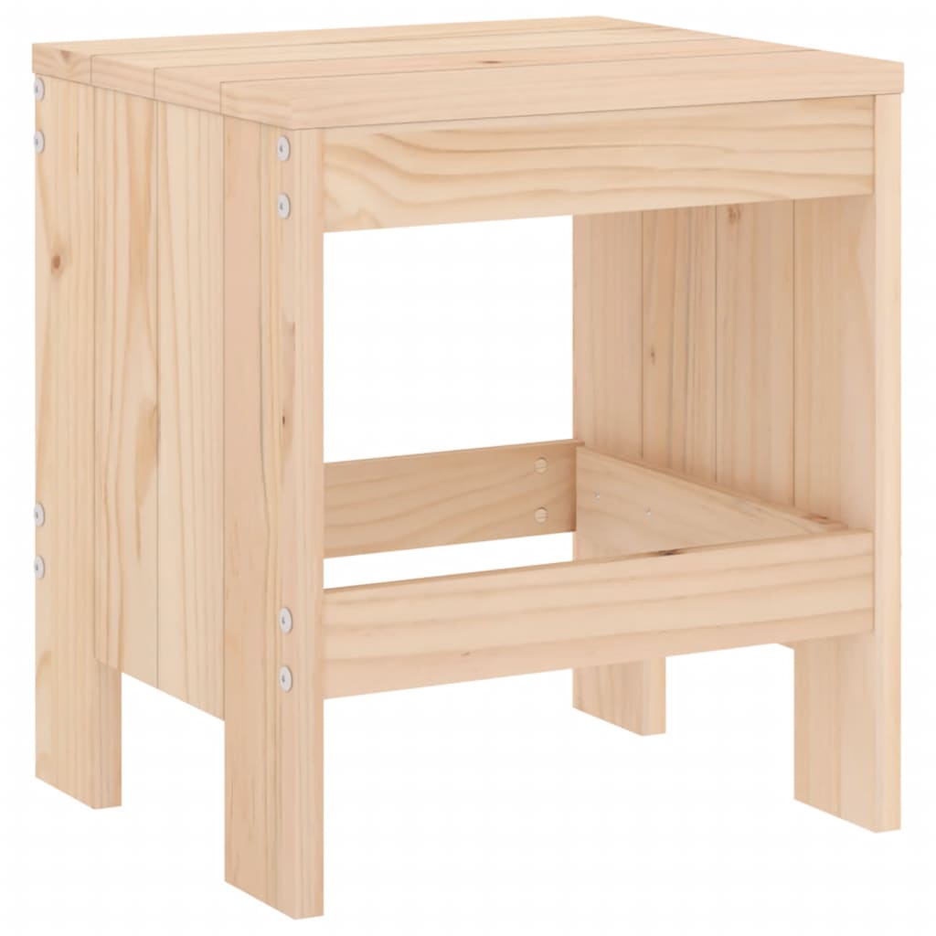 Tabourets de jardin 2 pcs 40x36x45 cm bois massif de pin