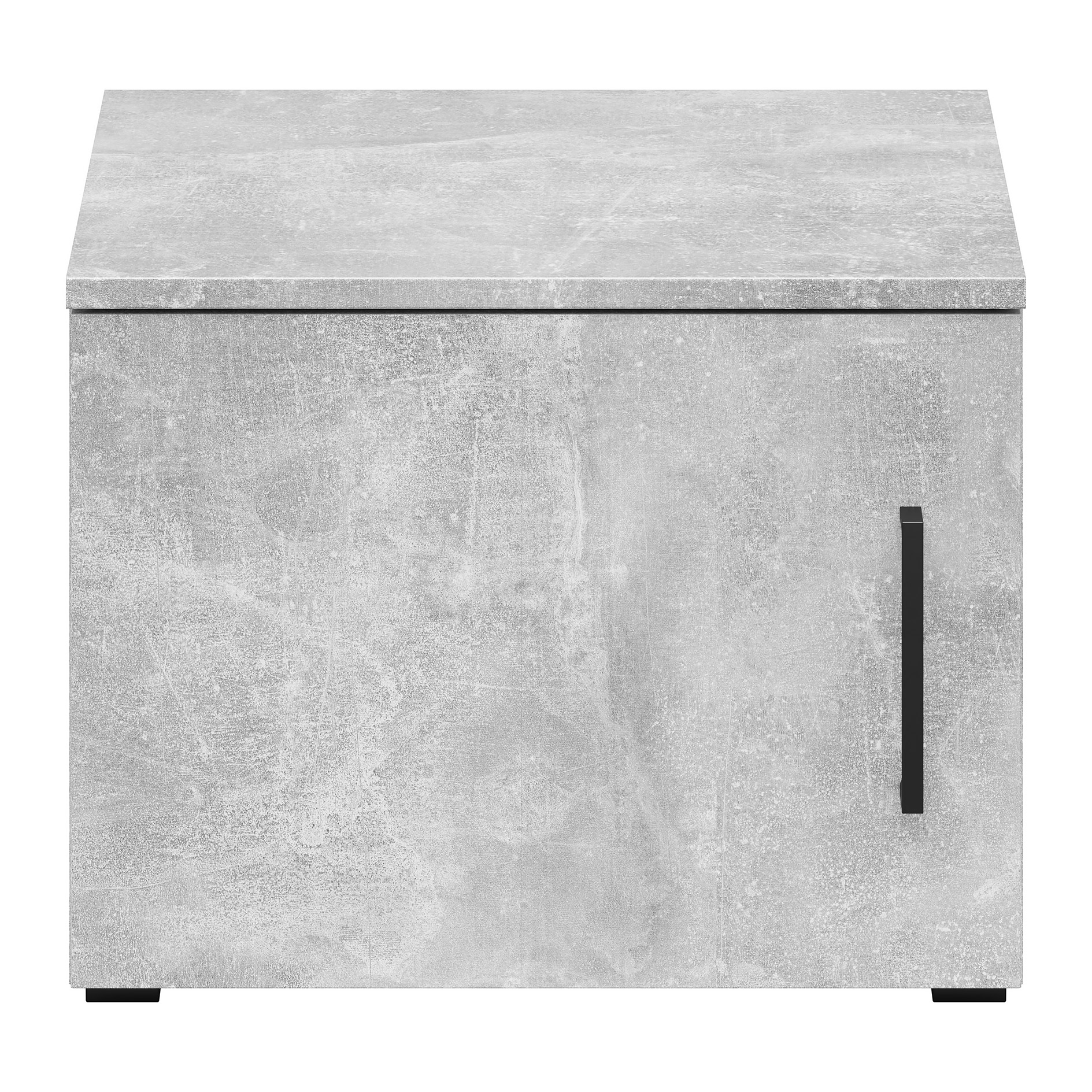 Aufsatzelement - auch hängend verwendbar - Betonoptik - Breite 45 cm