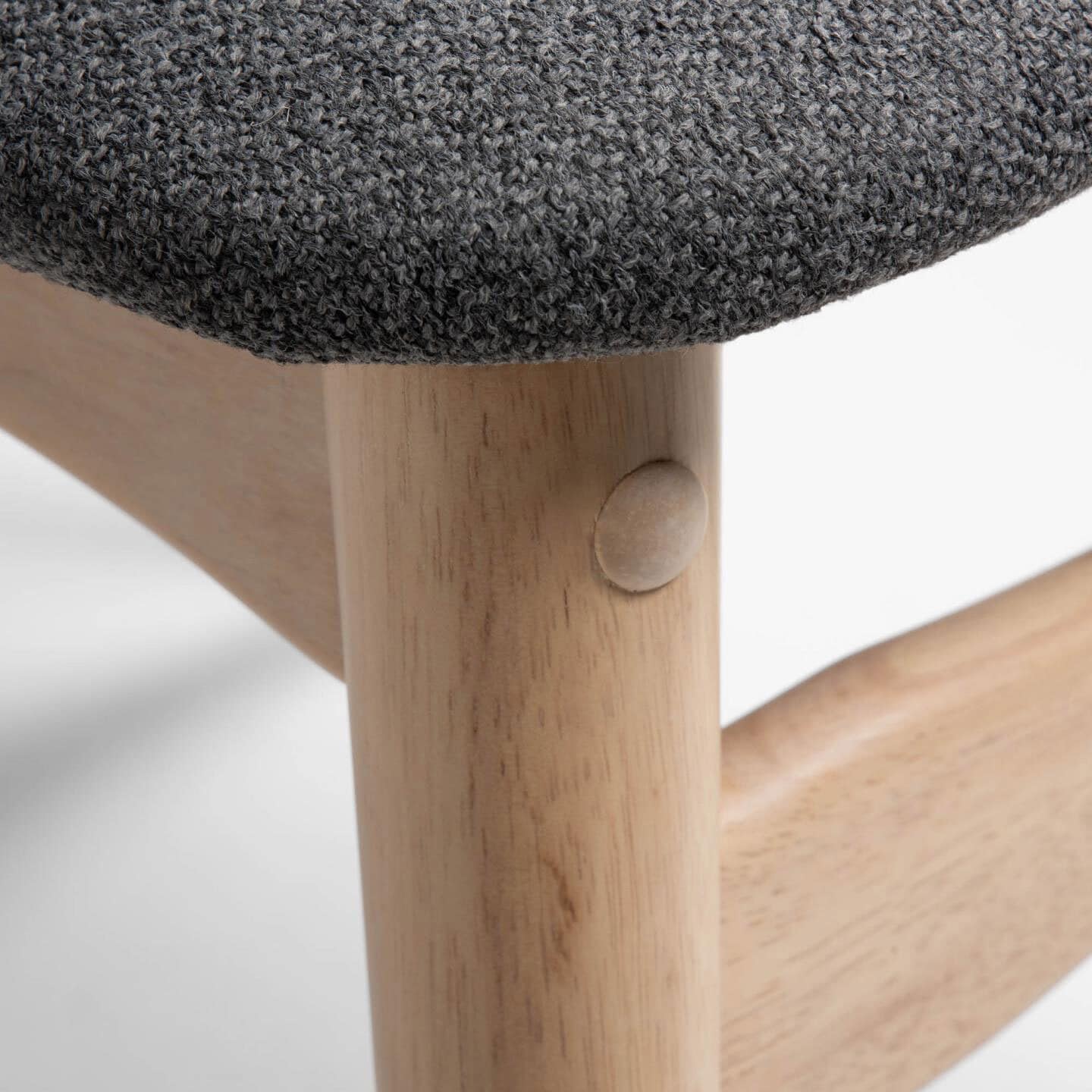 Kave Home Esszimmerstuhl NAYME braun/ grau