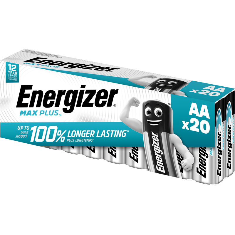 Energizer Batterien Max Plus, AA/LR06, 20 Stück