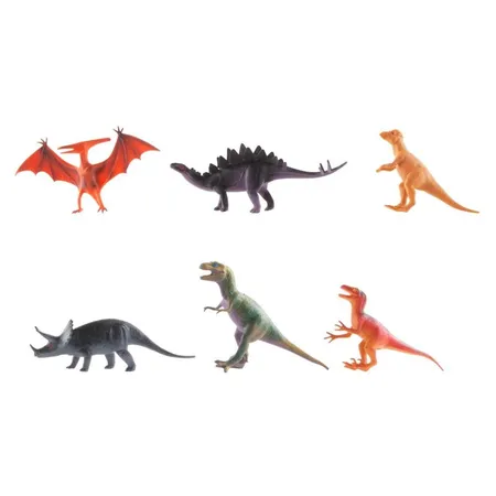 Idena 6 Dinosaurier Spielfiguren / ca. 15 cm