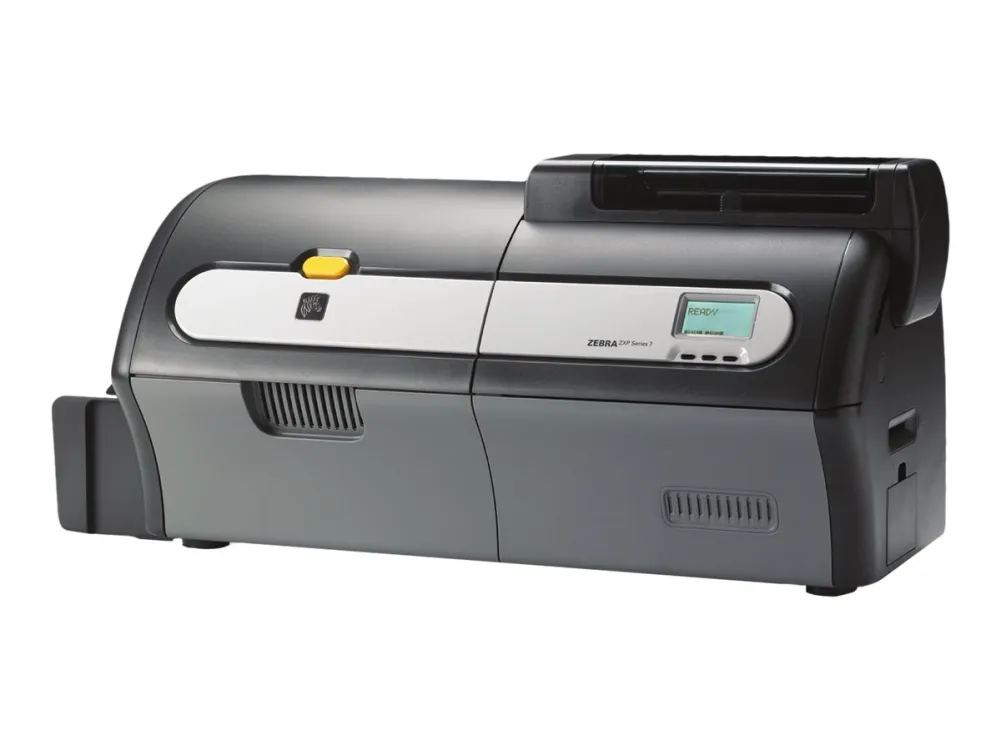 Zebra ZXP Series 7 - Plastikkortprinter - farve - blæksubliminerings-gentransfer - CR-80 Card (85.6 x 54 mm) op til 300 kort/time (farve) - kapacitet: 200 kort - USB 2.0, LAN