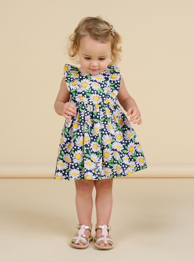 Robe et bloomer imprimé fleuri bébé fille