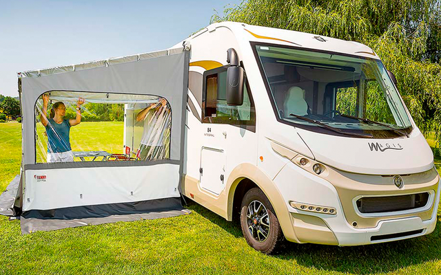 Fiamma Side W Pro Shade Seitenwand mit großem Fenster für Fiamma F45 / F65 / F80s