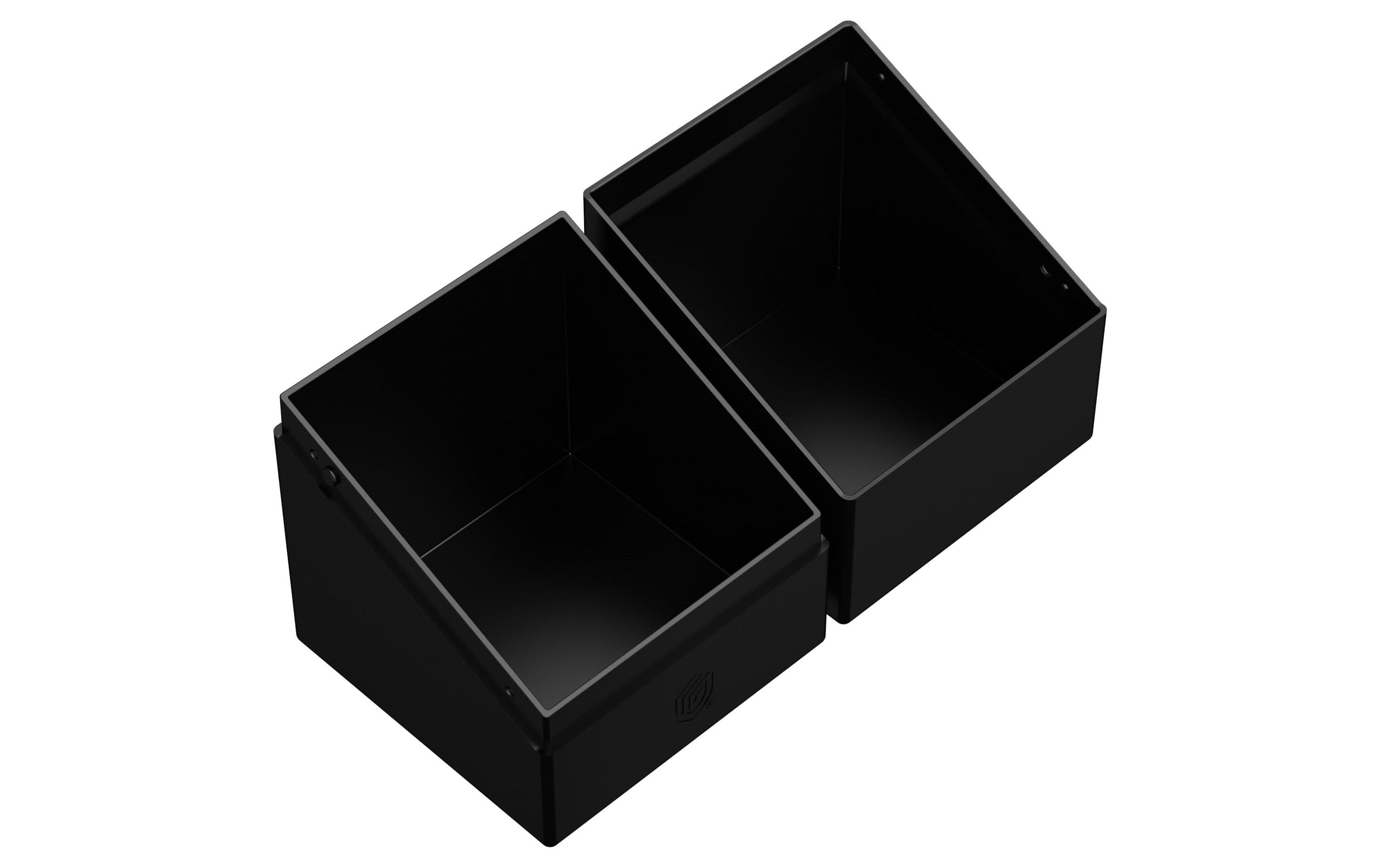 Boulder Deck Case 100+ Solid SchwarzHochwertige Aufbewahrungsbox für Karten der Standardgrösse