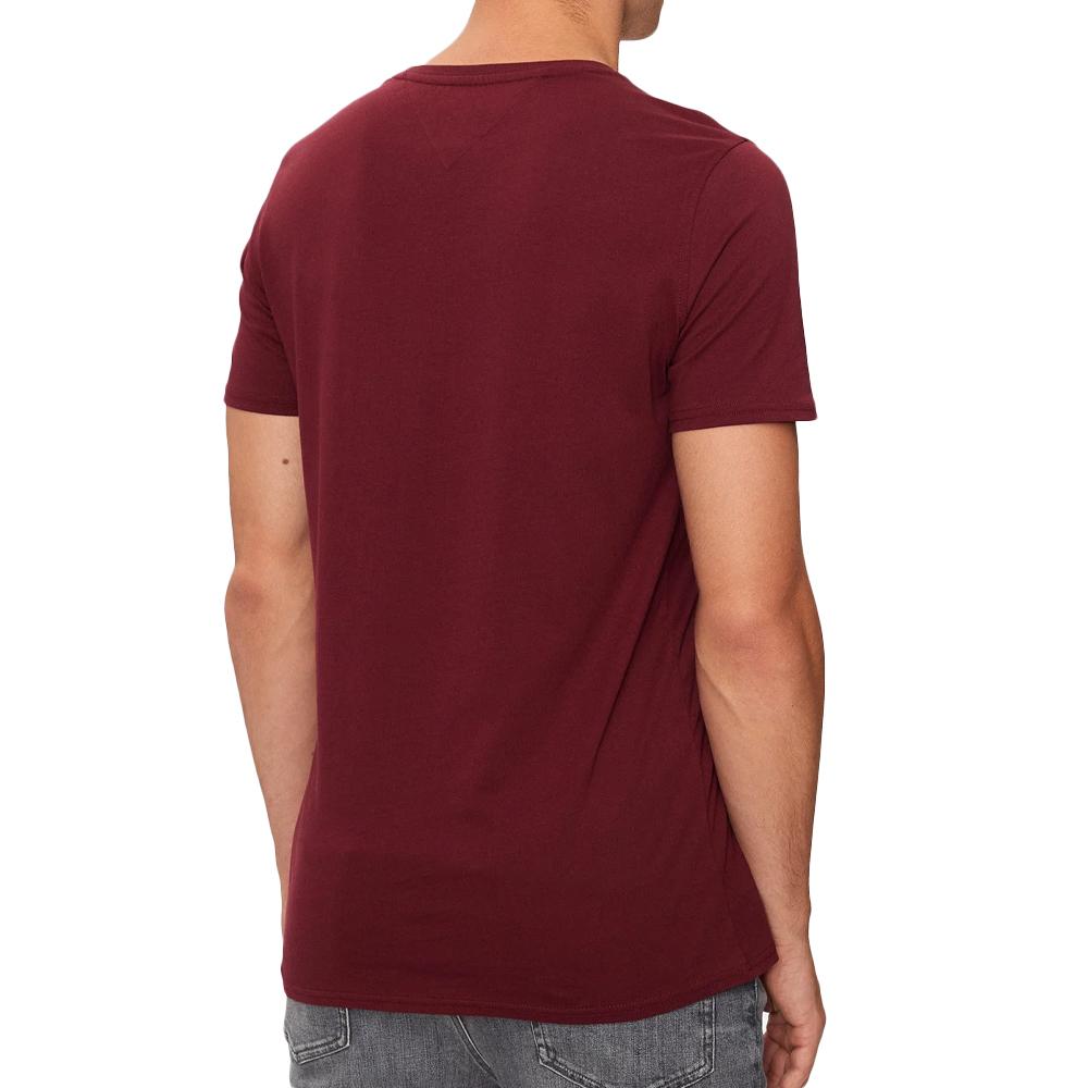 Tommy Hilfiger T-shirt Rouge Homme Tommy Hilfiger Jersey