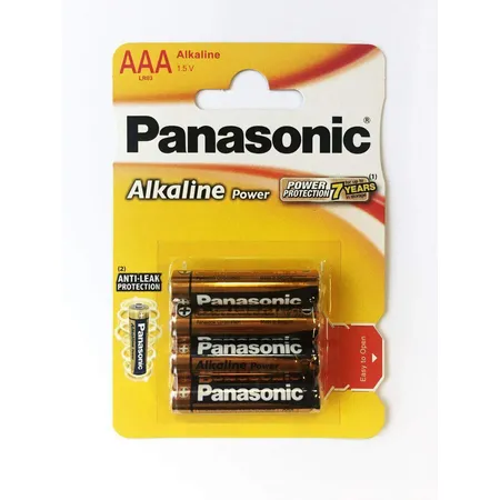 Panasonic Power Alkaline Batterie, LR03 / Micro / AAA, 4-teilig