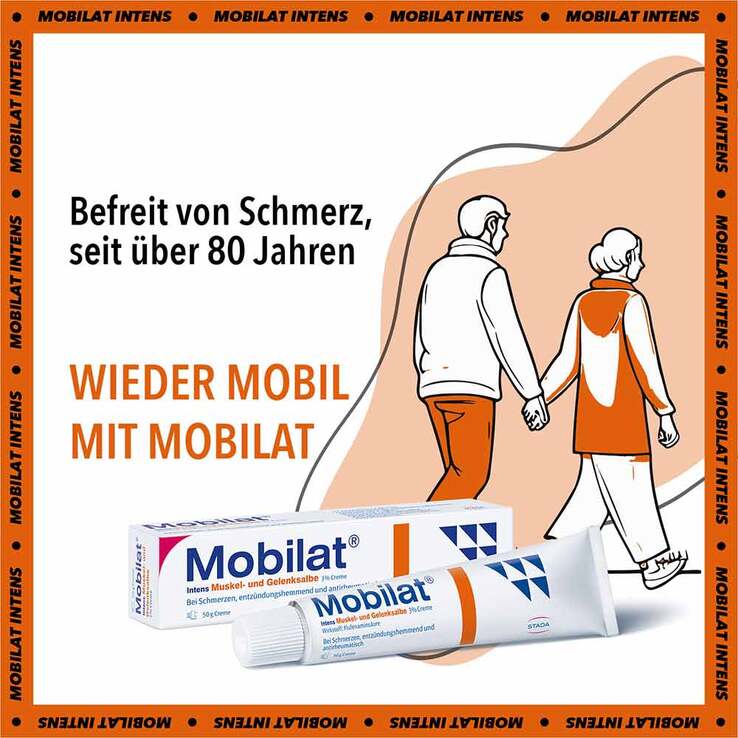 Mobilat Intens Muskel- und Gelenksalbe 3% Creme, 100 g