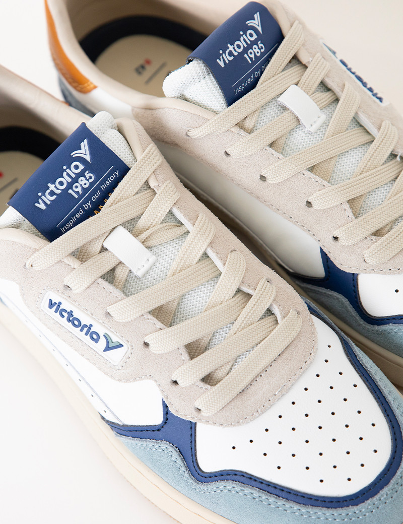 VICTORIA BASKETS HOMME C80 CASUAL PATCH MARINO
