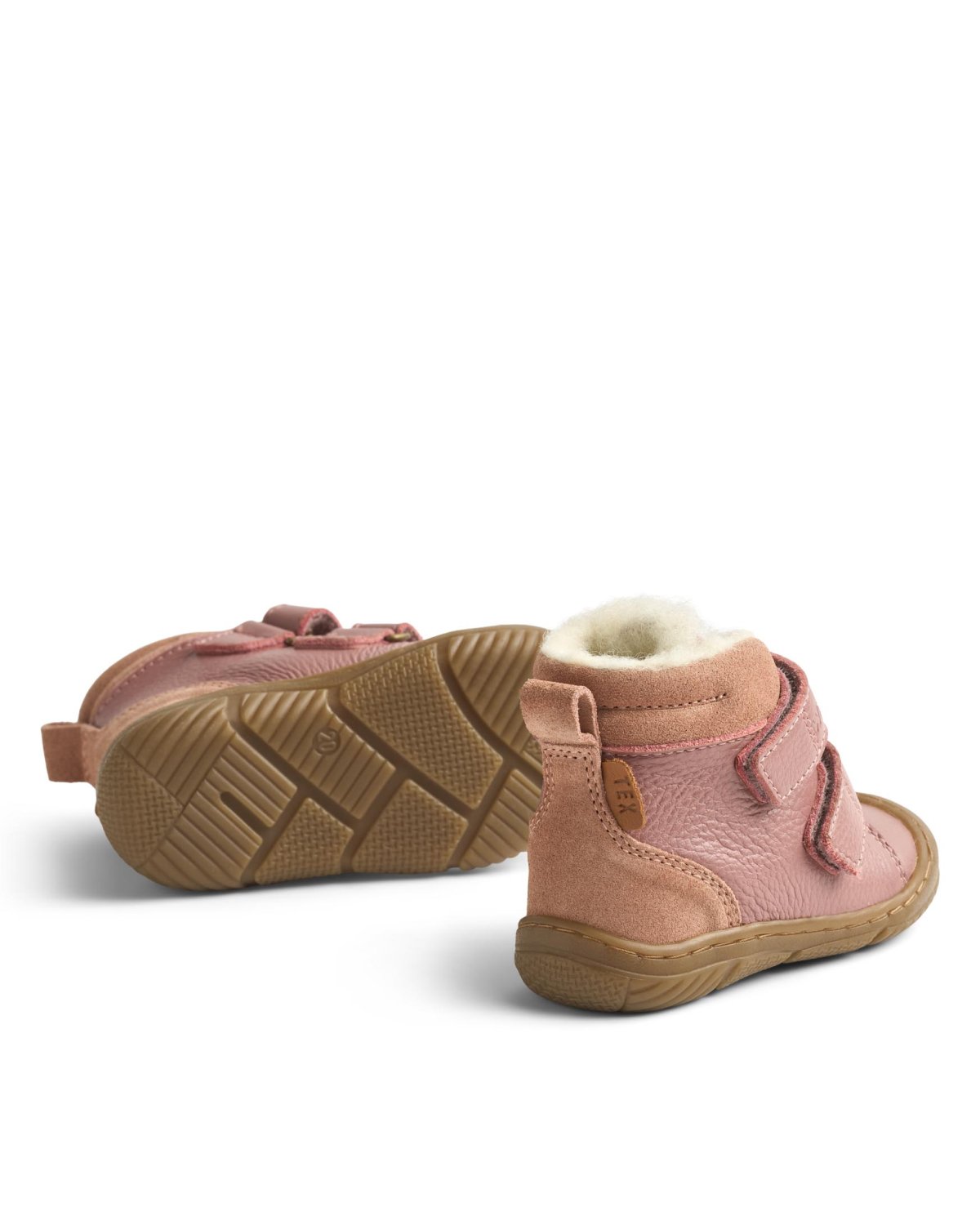 Vintersko Baby i Skinn m/ Fleksibel såle – 100% Merinoullfôr & Vanntett | Winterboot Snug Tex