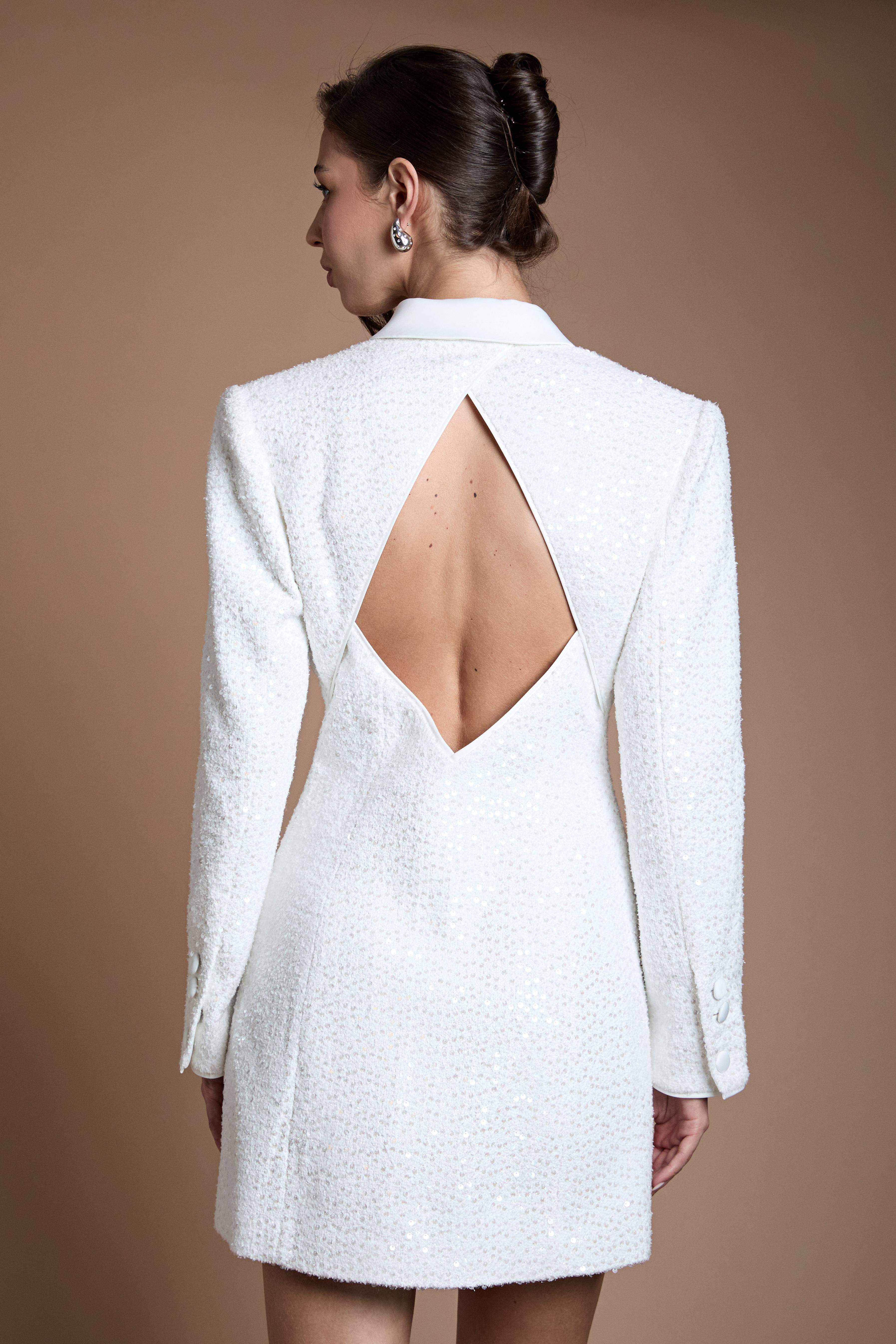 Coast Robe Blazer De Mariée Avec Dos Ouvert