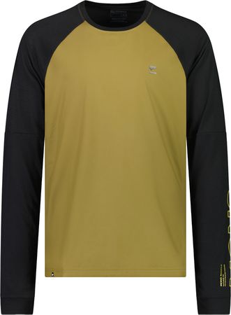 TARN WIND Herren-Merino-Langarmshirt mit Windschutz  lichenblack  XXL