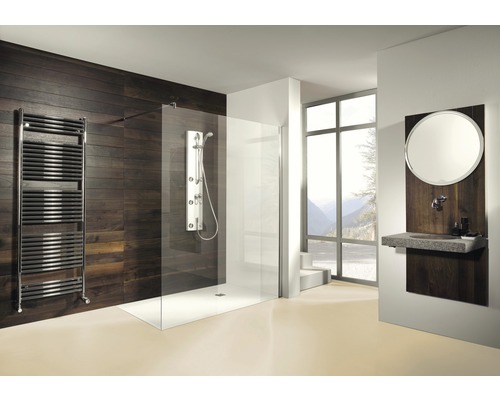 Inloopdouchewand Breuer Entra 140 cm helder glasprofiel kleur chroom 0886005001041
