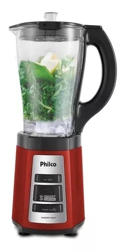 Liquidificador Smart Copo Vidro 600w Plq2000 Philco 110v