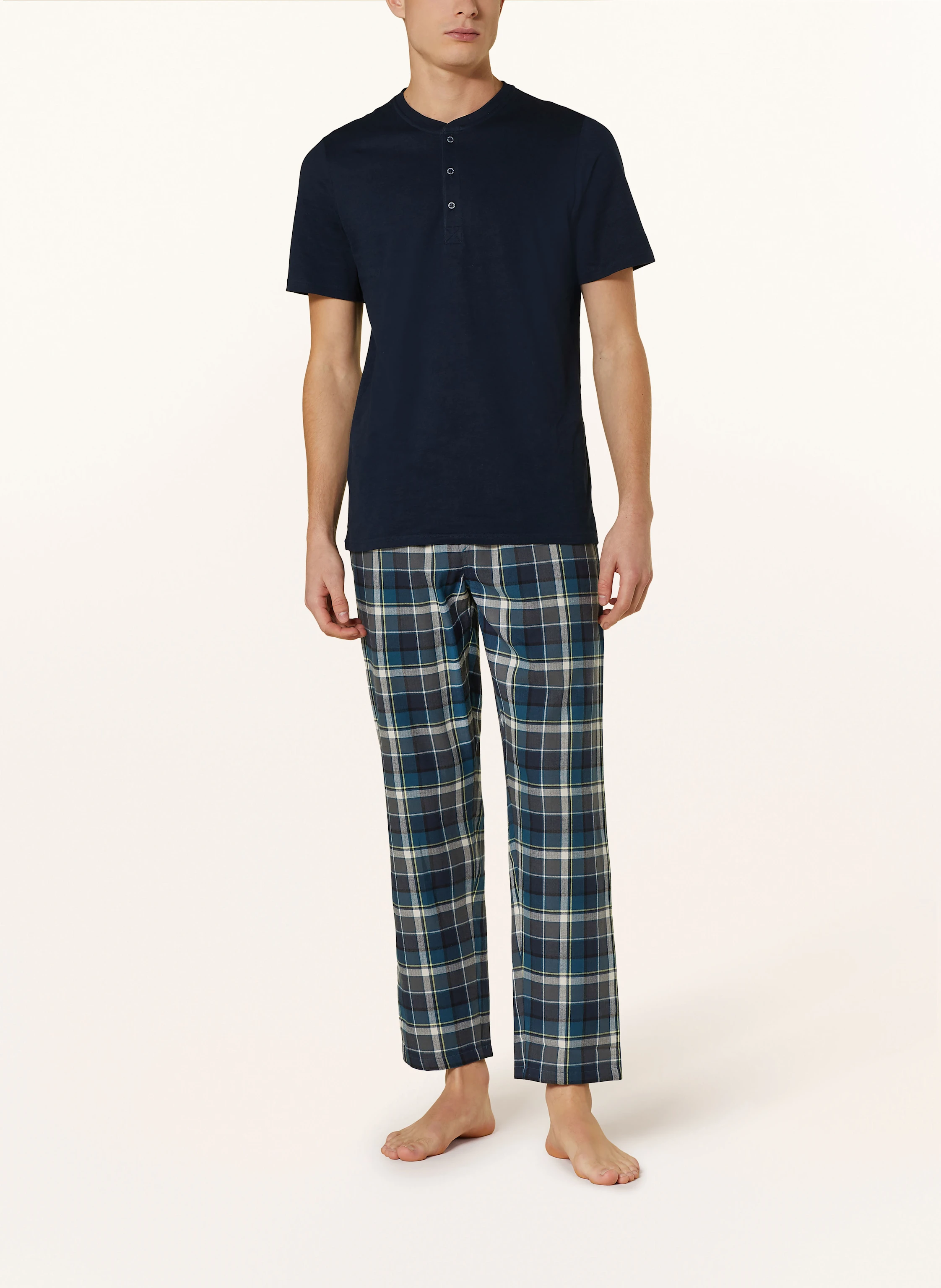 SCHIESSER Schlafhose MIX+RELAX aus Flanell