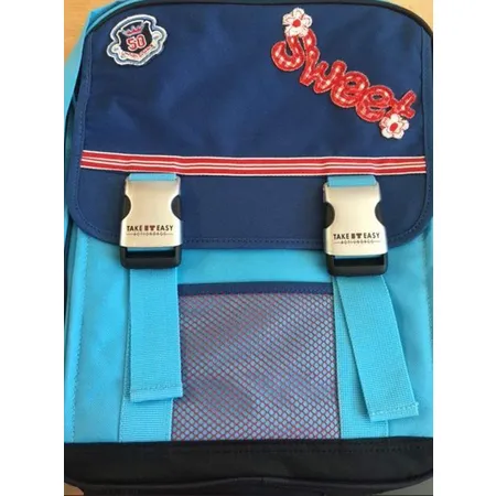 Take it Easy Schulrucksack College blau