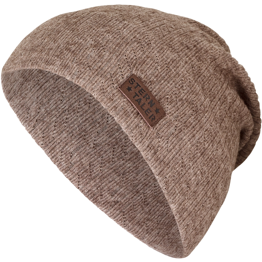 Sterntaler Beanie Struktur braun