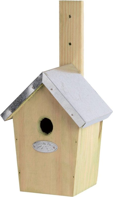 Best for Birds - Vogelhuisje - Houten - Tuindecoratie - Geschikt voor Winterkoning